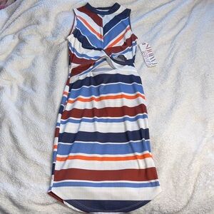 Almost Famous Multicolor Striped Dress